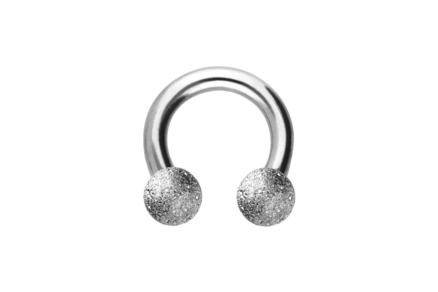 Chirurgenstahl Hufeisenring Piercing DIAMANTOPTIK